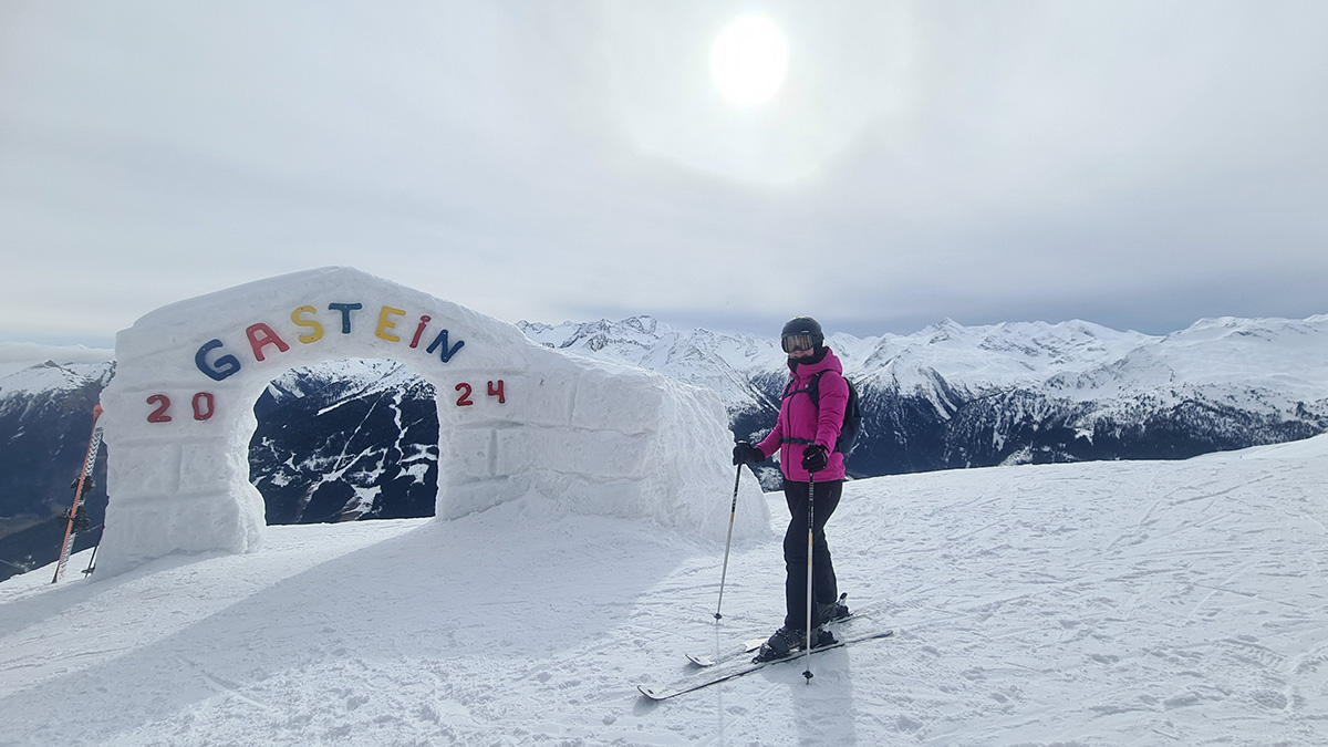 Foto Bad Gastein bovenaan Stubnerkogel